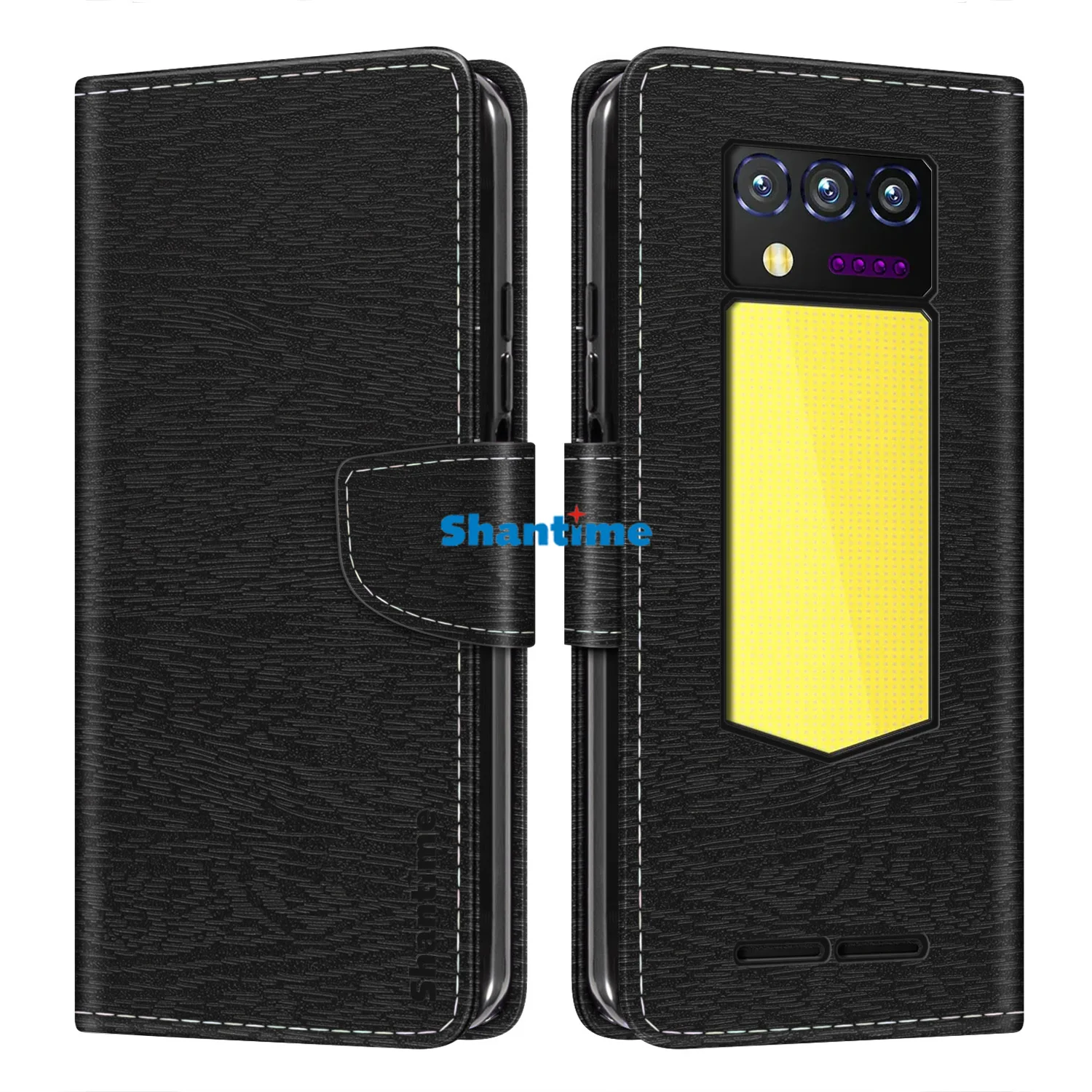 

Кожаный чехол, совместимый с Oukitel WP100 5G, красочная откидная крышка с держателями для карт, магнитная застежка, полная защита