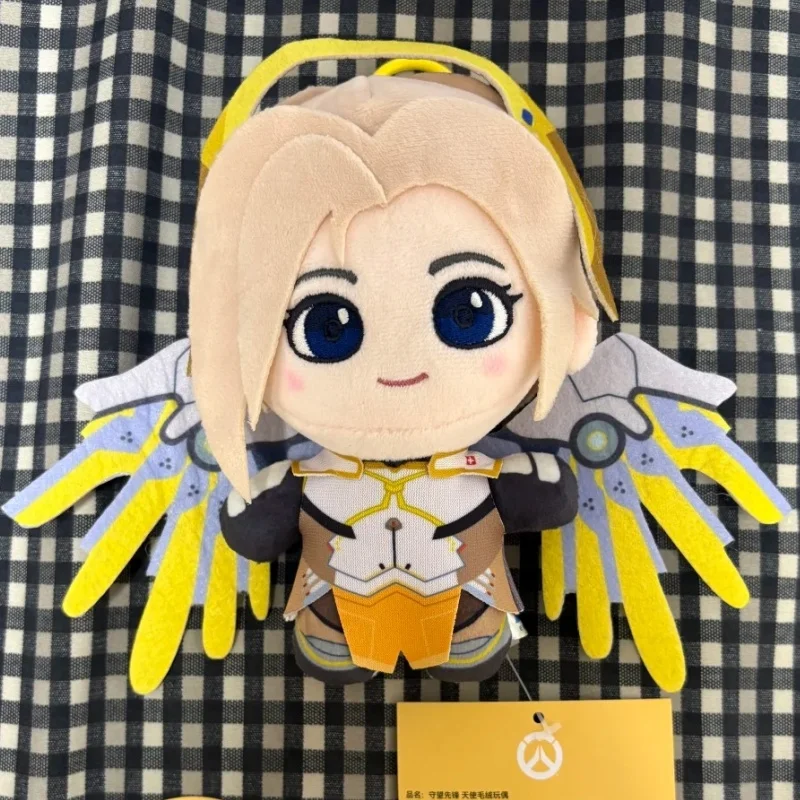 Blizzard 10th Anniversary D.Va Ana Mercy Kiriko Soft Stuffed Plush Keychain Pendant Collectible Decor Anime Game Periphery Gift view 4