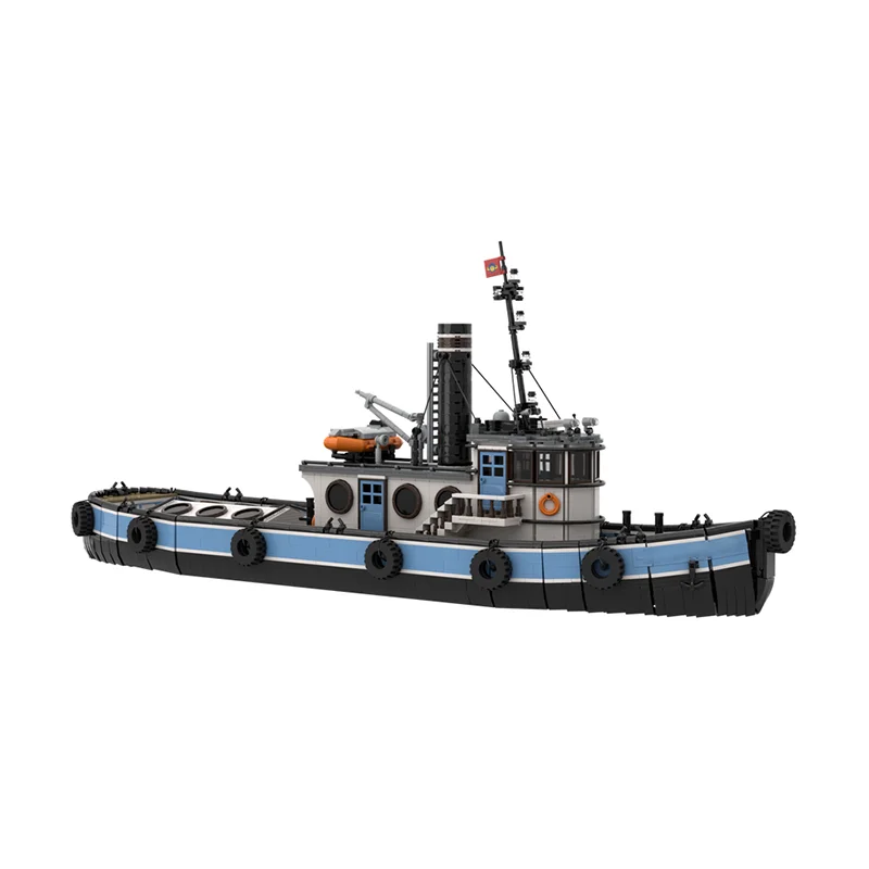 Marine Ship Series Moc Building Bricks Steamship Model Technology Modular Blocks Gifts Christmas Toys DIY Sets Assembly