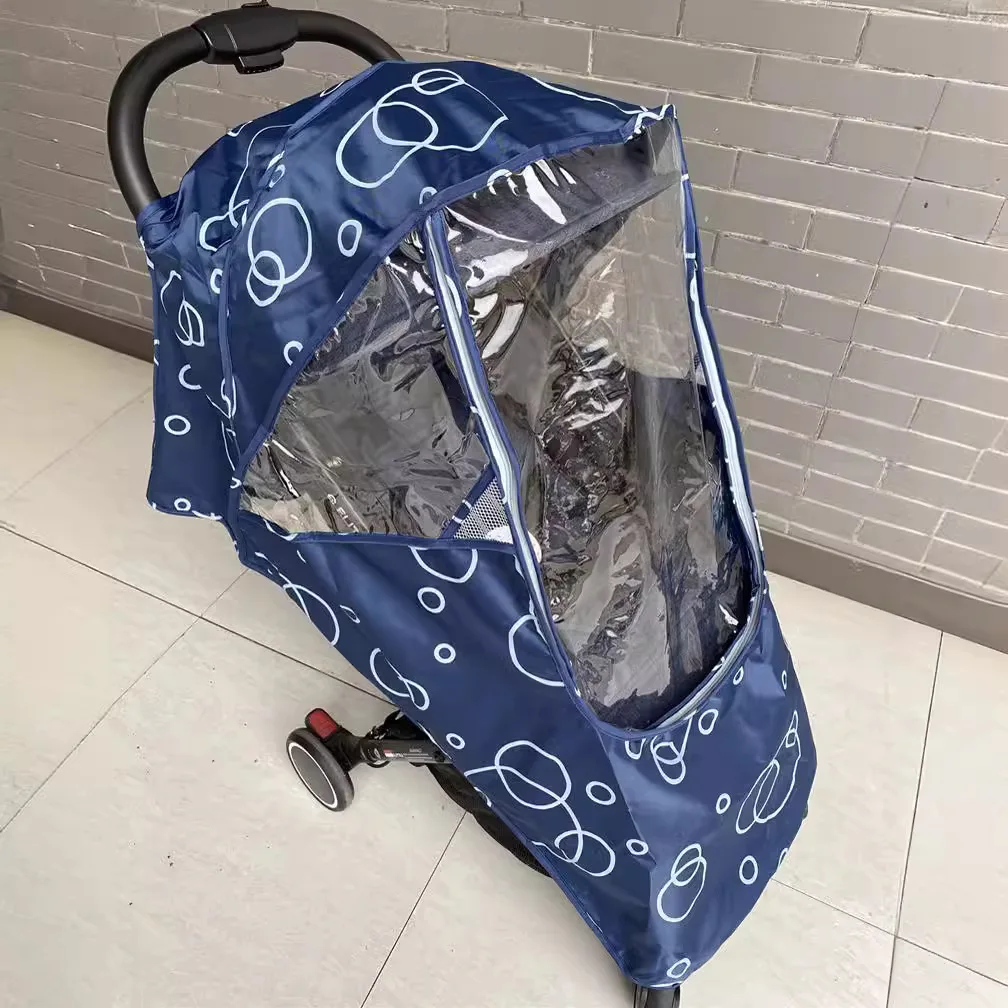 Baby Stroller Rain Cover Children\'s Car Windshield Baby Stroller Umbrella Stroller Rain Cover Stroller Protective Cover Raincoat