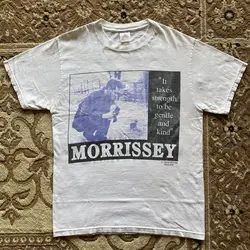 90s The Smiths Morrissey Cotton White Unisex T-shirt S-5XL VM9215