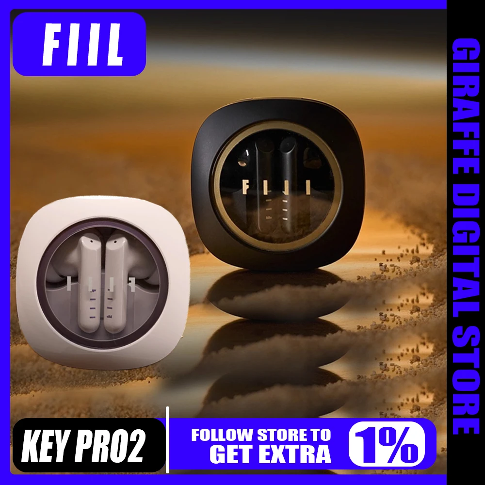 

FIIL Key Pro2 Bluetooth Earphones New Smart Driving Active Noise Reduction High Sound Quality Wireless Earphones Music Sports