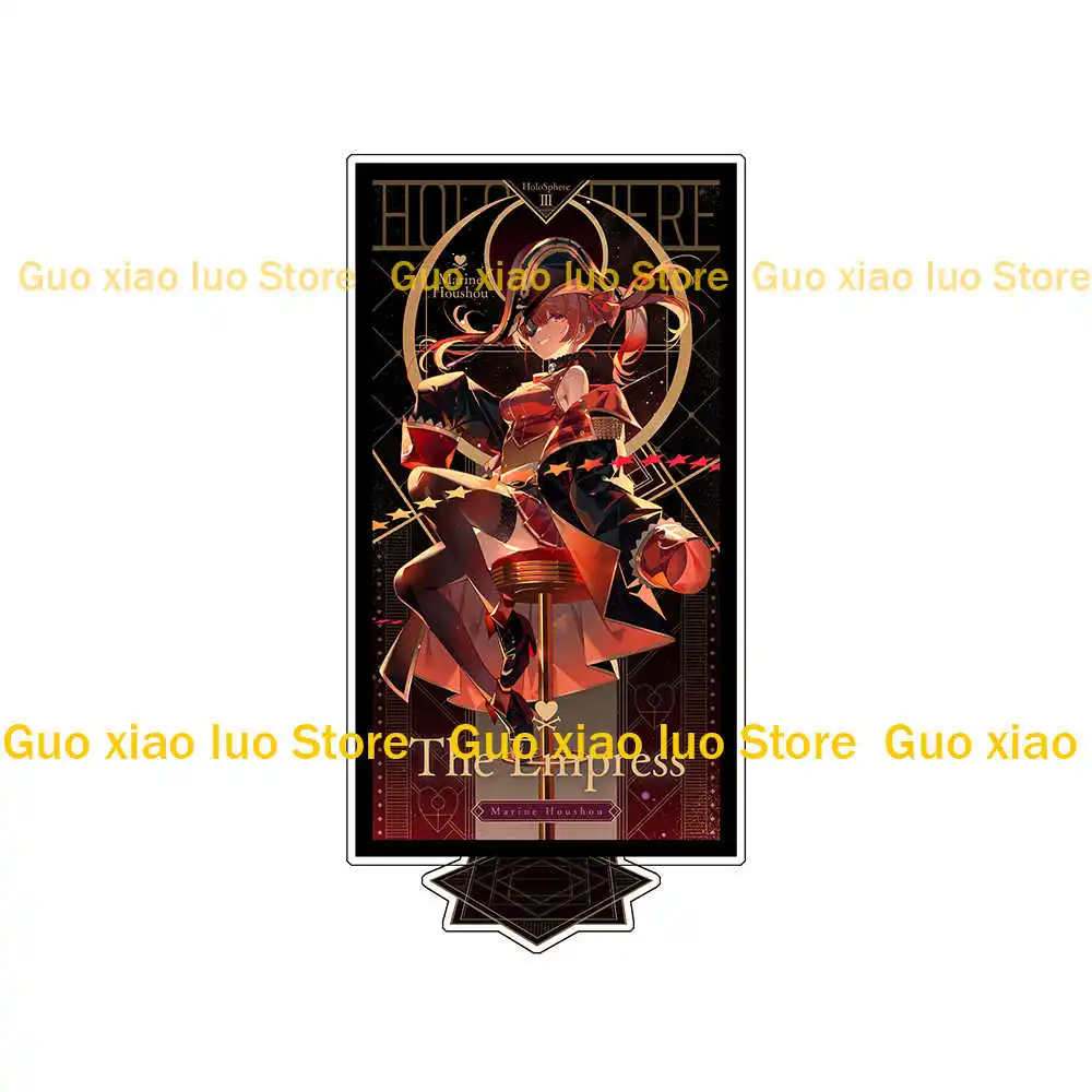 GuoXiaoLuo Store VTuber hololive Official new Tarot square Acrylic stand anime peripheral desk ornament Boys girls holiday gift 