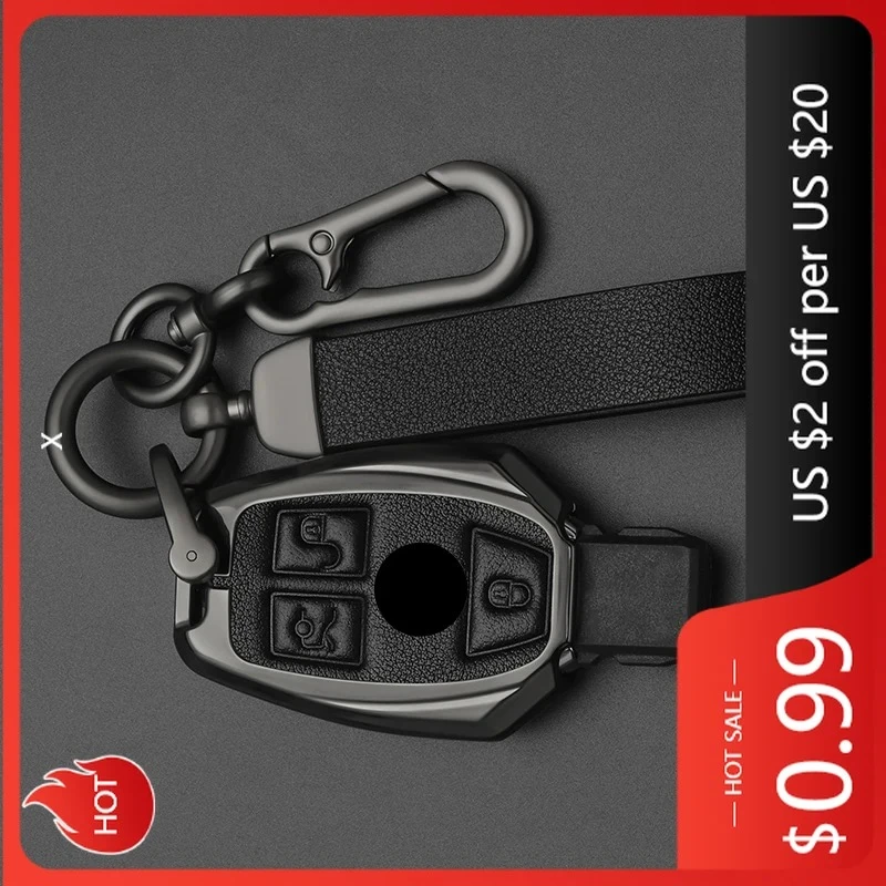 

For MERCEDES-BENZ Hub Caps Alloy Car Key Case Cover Shell Fob For Mercedes Benz A B C E S G Class W204 W205 W212 W213 W176 W177