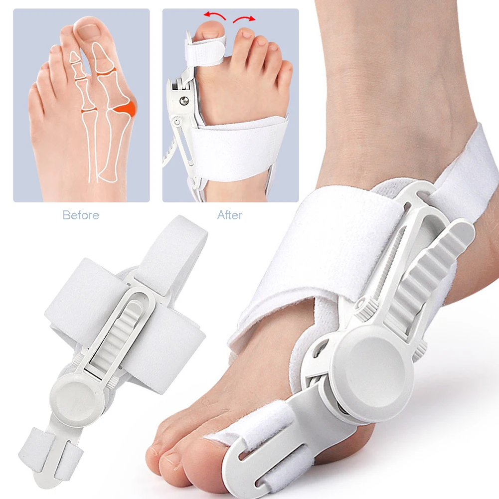 Bunion Corrector Bunion Splint Adjustable Big Toe Straightener Ergonomic Hallux Valgus Orthosis Corrector Foot Care Tool