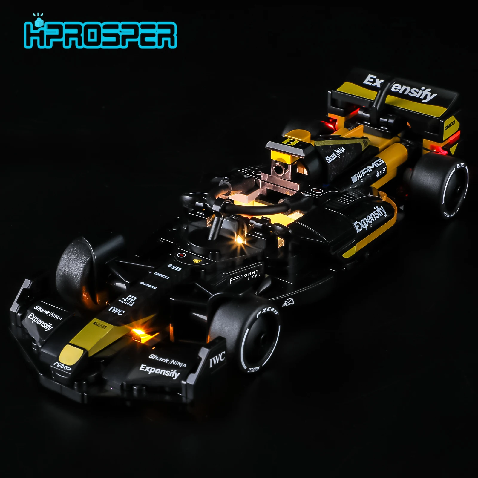 

HPROSPER 5V LED Light (No Model) For 77252 APXGP Team Race-Car from F1 The Movie Decorative lights With battery box