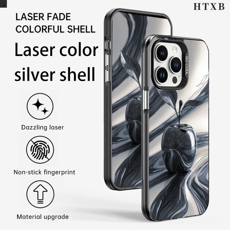 블랙 스테인드 애플 아이폰 17에서 11 프로 맥스 플러스로