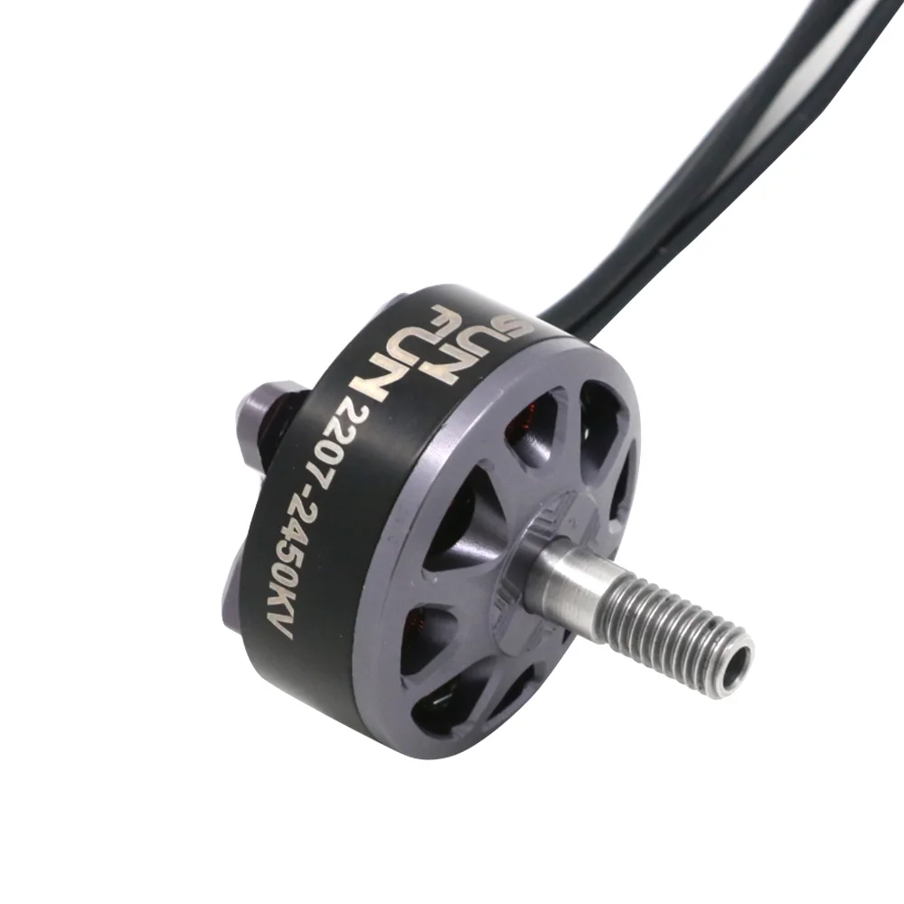 1/4 قطعة مجموعة Sun Fun 2207 فرش السيارات CW الموضوع ل FPV سباق 1750KV 2450KV 2750KV كوادكوبتر RC قطع غيار الطائرة بدون طيار #5