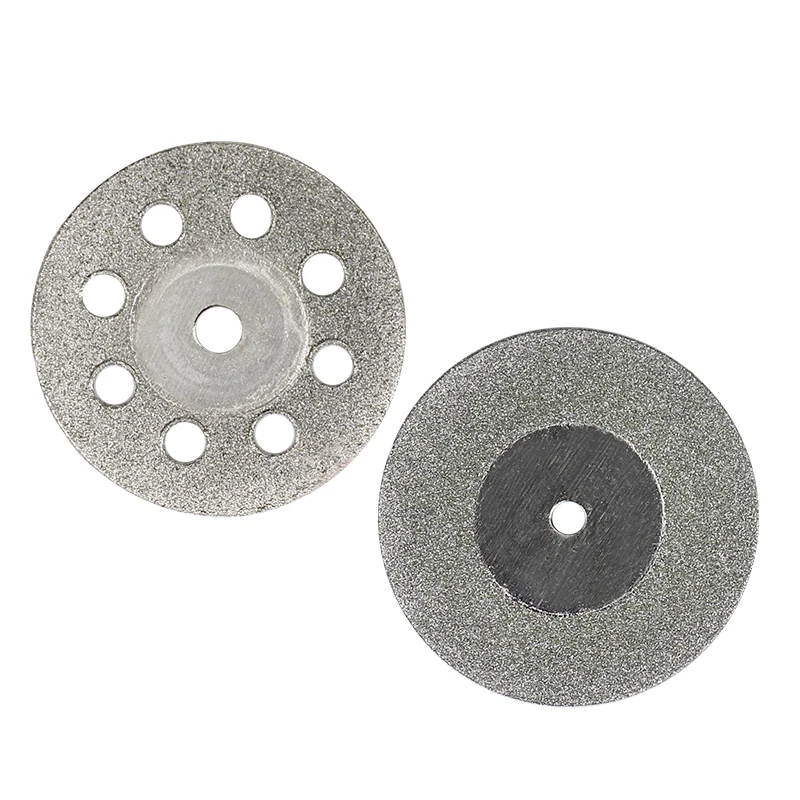 10Pcs เพชรตัดล้อ20Mm 22Mm 25Mm 30Mm 2 Mandrels สำหรับเครื่องมือโรตารี่ Dremel mini ตัดเพชร DIY เครื่องมือ
