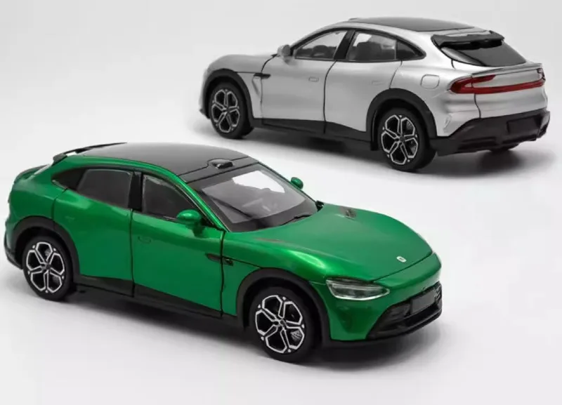 1/32 New Arrival Special Price Diecast Metal YU7 New Energy Car Model Furniture Display Collection Toys For Children