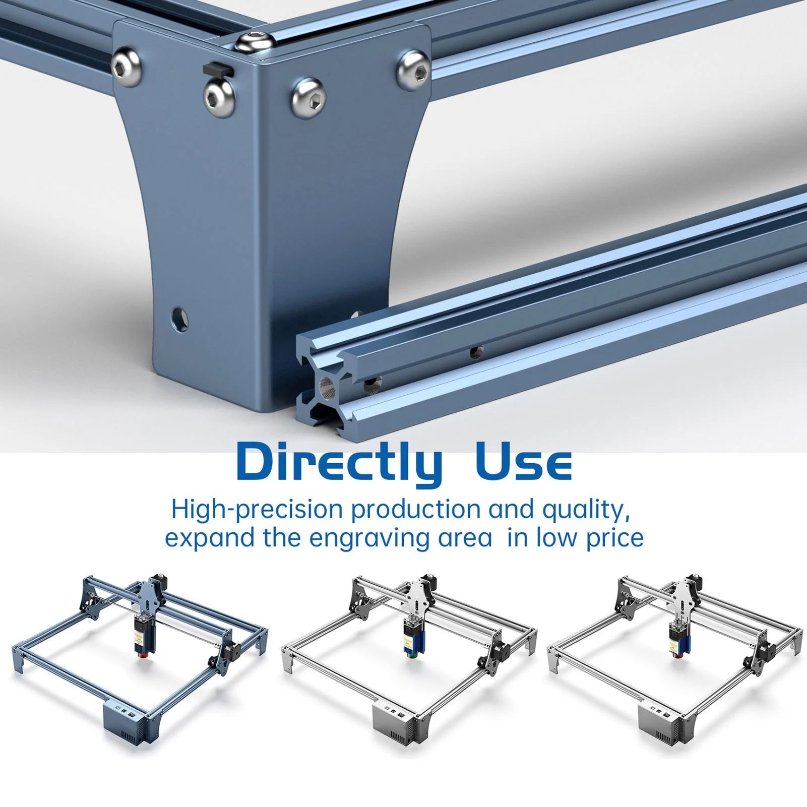 Engraving Area Expansion Kit 950x410mm Accessory Set Kit for SCULPFUN S6 S6pro S9 Laser Engraving Area Expansion Kit