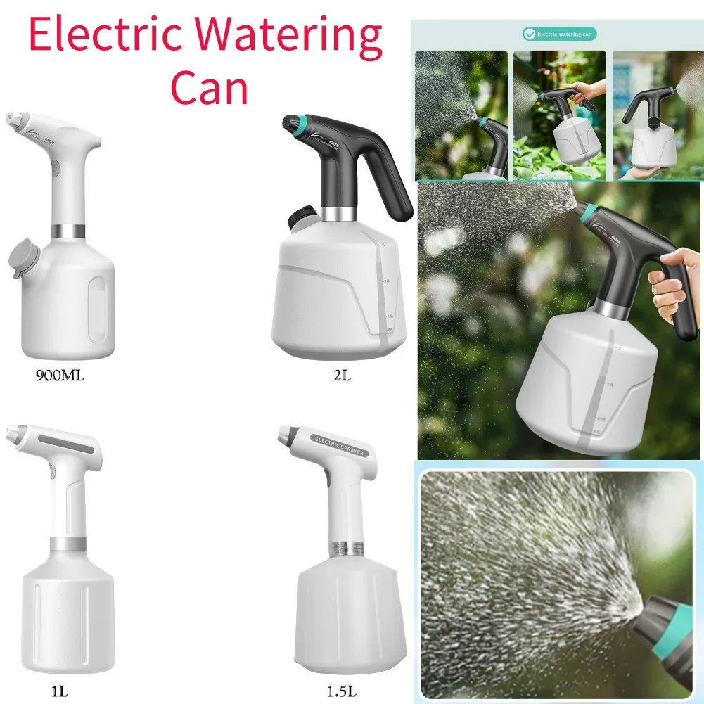 

Electric Automatic Sprinkling Sprayers 0.9/1/1.5/2L Garden Sprayer Bottle USB Charging Adjustable Nozzle Gardening Tools