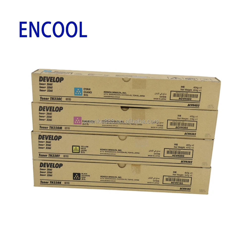 

JIEDA Original Genuine TN228 CMYK Toner Cartridge Developed For Ineo+ 226i 256i 266i Konica Minolta