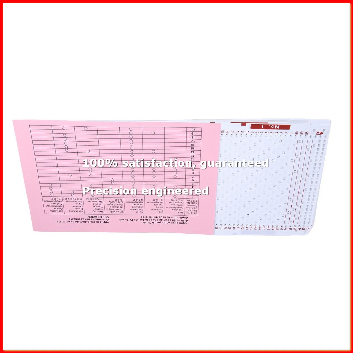 

20PCS NO.1-20 Knitting Machine Punch Card, Machine Flower Punch Cards for SK260 SK280 Knitting Machine-A79M