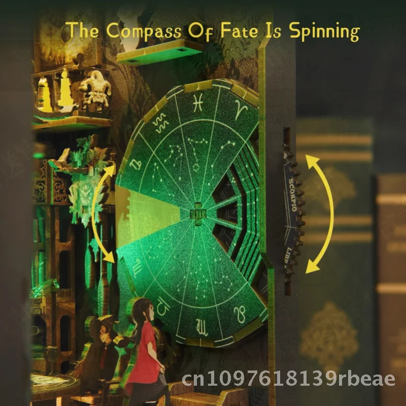 ماجيك هاوس التارو لتقوم بها بنفسك المقصورة اللبنات ثلاثية الأبعاد لغز نموذج اليدوية لعبة خشبية للأعمار 14 + عيد الميلاد هدية عيد الأطفال #3