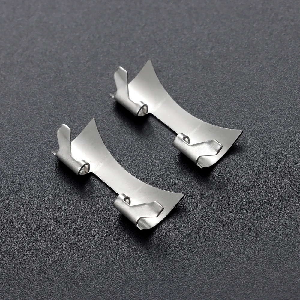 12/14/16/18/19/20/22/24mm for Rolex Stainless Steel Adapter for Seiko Curved End Link Strap Connector Watch Band Accessories
