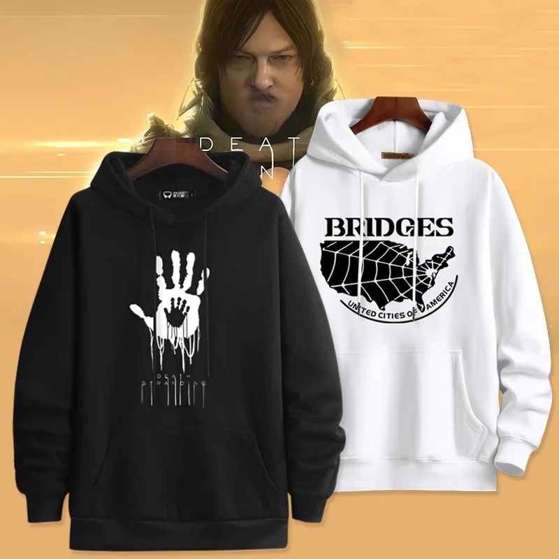 Hot Game Death Stranding Funny Hoodie Hip Hop Graphic Sweatshirt Poleron Hombre Unisex Streetwear Harajuku Tracksuit Y2K Clothes