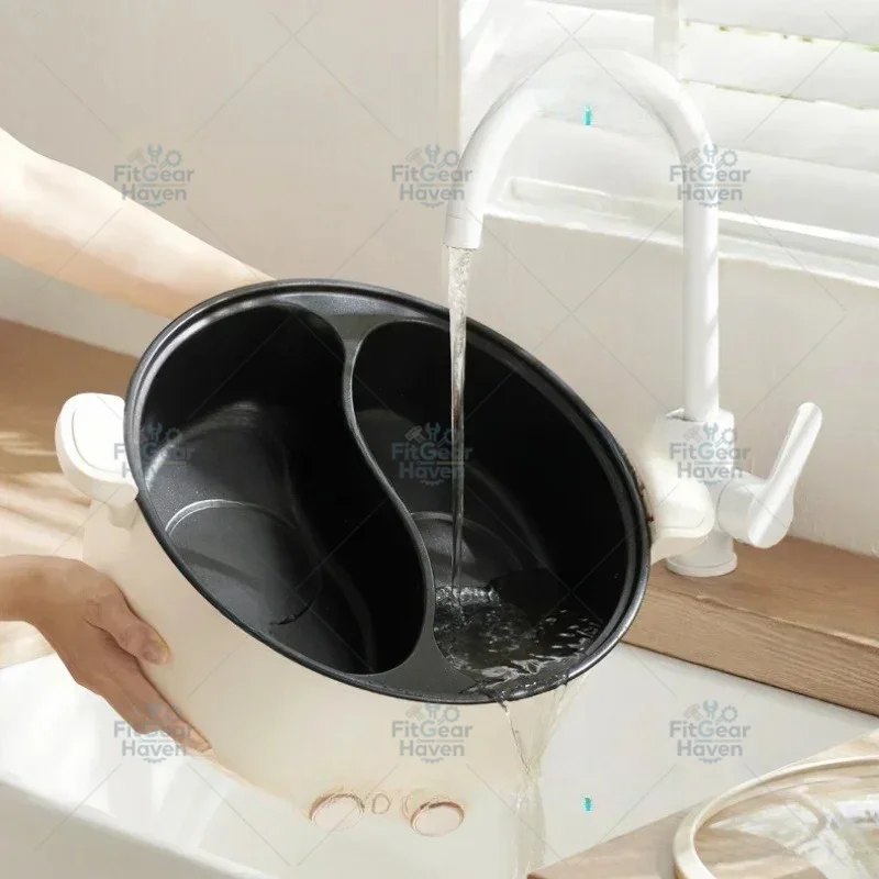 Home Use Multifunctional Electric Hot Pot 220V Large Capacity Student Dorm Frying Cooker