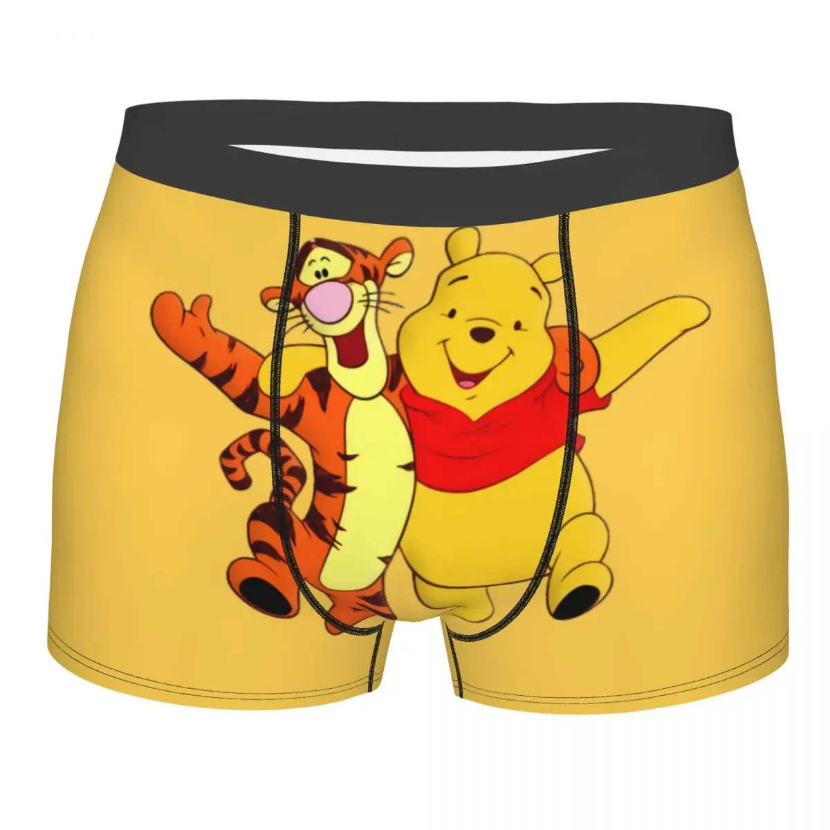 

Мужские боксеры My Friends Tigger Pooh на заказ, нижнее белье в стиле аниме с 3D принтом, трусы, эластичные трусы