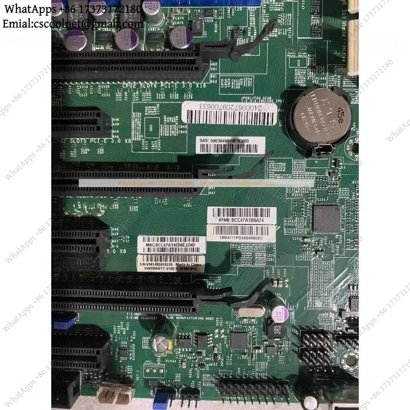 JS01 X9DR3-F Dual X79 2011 C606 Motherboard Supports E5 V2 REG DDR3 Memory