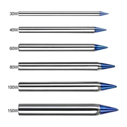 1 PC การประสาน Iron Tips Blue Pointed เคล็ดลับการเชื่อม 30/40/60/80/100/150W ความร้อนภายนอกหัวแร้งตะกั่ว-ฟรีสถานีบัดกรี