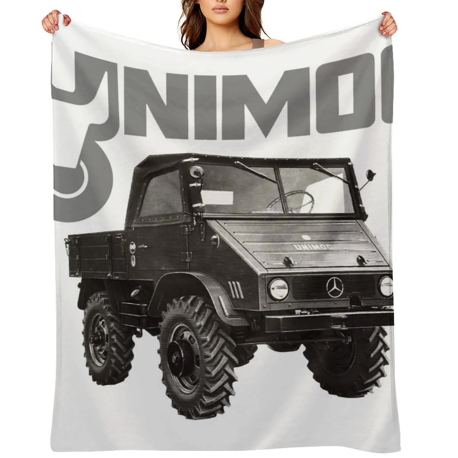 

UNIMOG oldschool Throw Blanket Designers Luxury Thicken Sofa Quilt Bed Fashionable Blankets