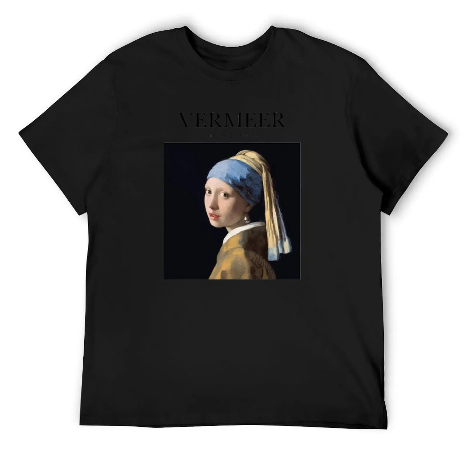 Vermeer - Girl with a Pearl Earring T-Shirt vintage clothes sweat mens funny t shirts