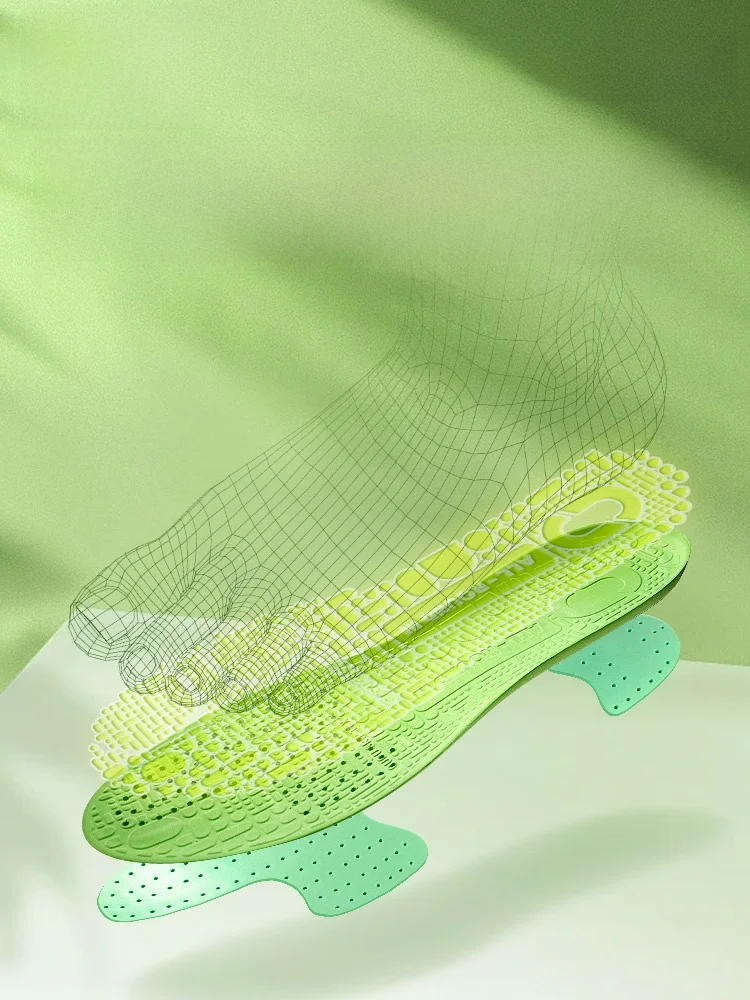 

3rd Generation High Elastic o Absorption Fooall Insoles Anti-Slip Wear-Resistant Poronvive Sports Outdoor Accories