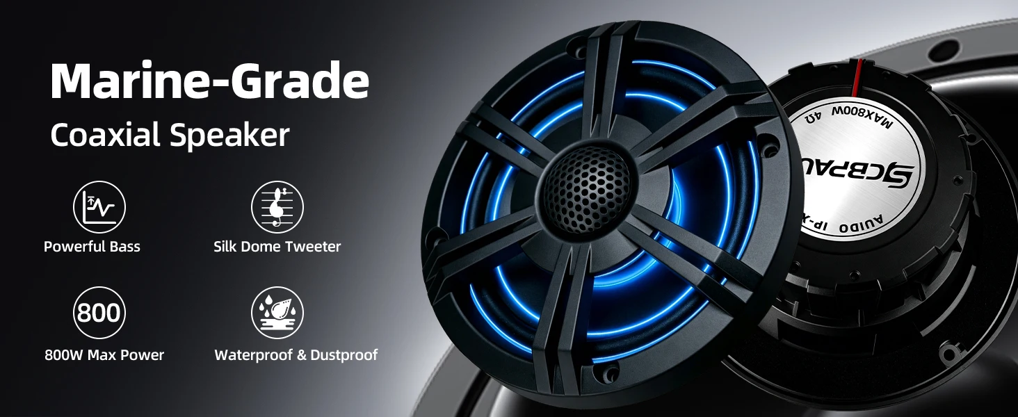 6.5 inch marine speaker overview