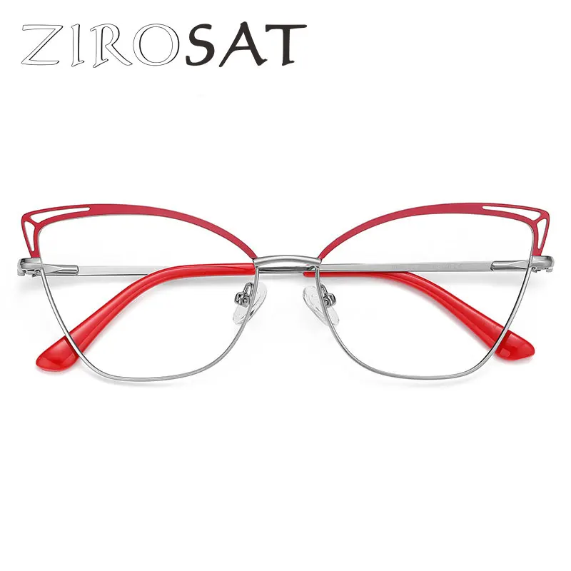 Zirosat 3038 optische Brille Legierung Rahmen verschreibung pflicht ige Brille rx Frauen Brille für weibliche Ale Brillen