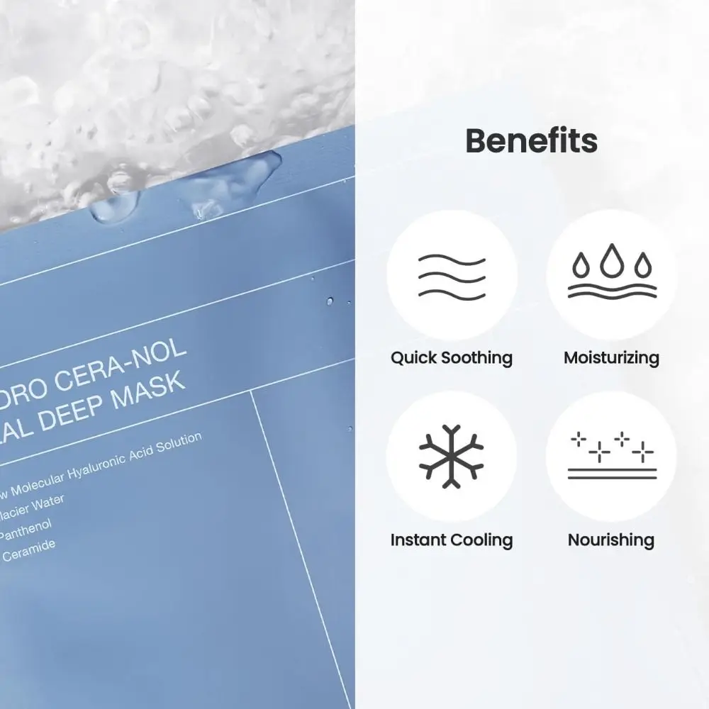 

Soothing Bio-Collagen Real Deep Mask Moisturizing Nourishing Cera-nol Mask Elasticity Improvement Pore Minimizing