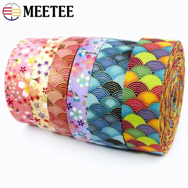 5/10Yards Meetee 10/25/40mm Ethnic Jacquard Webbing Tape Decoration Lace Ribbons Belt Package Clothing DIY Sewing Accessories