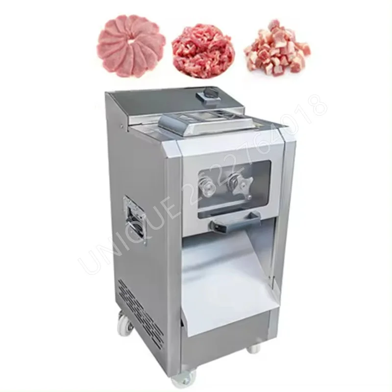 

Commercial Bacon Sausage Beef Cutting Machine Automatic Kitchen Large Band Saw Pork Chop Steak Cut Meat Cutting Machine