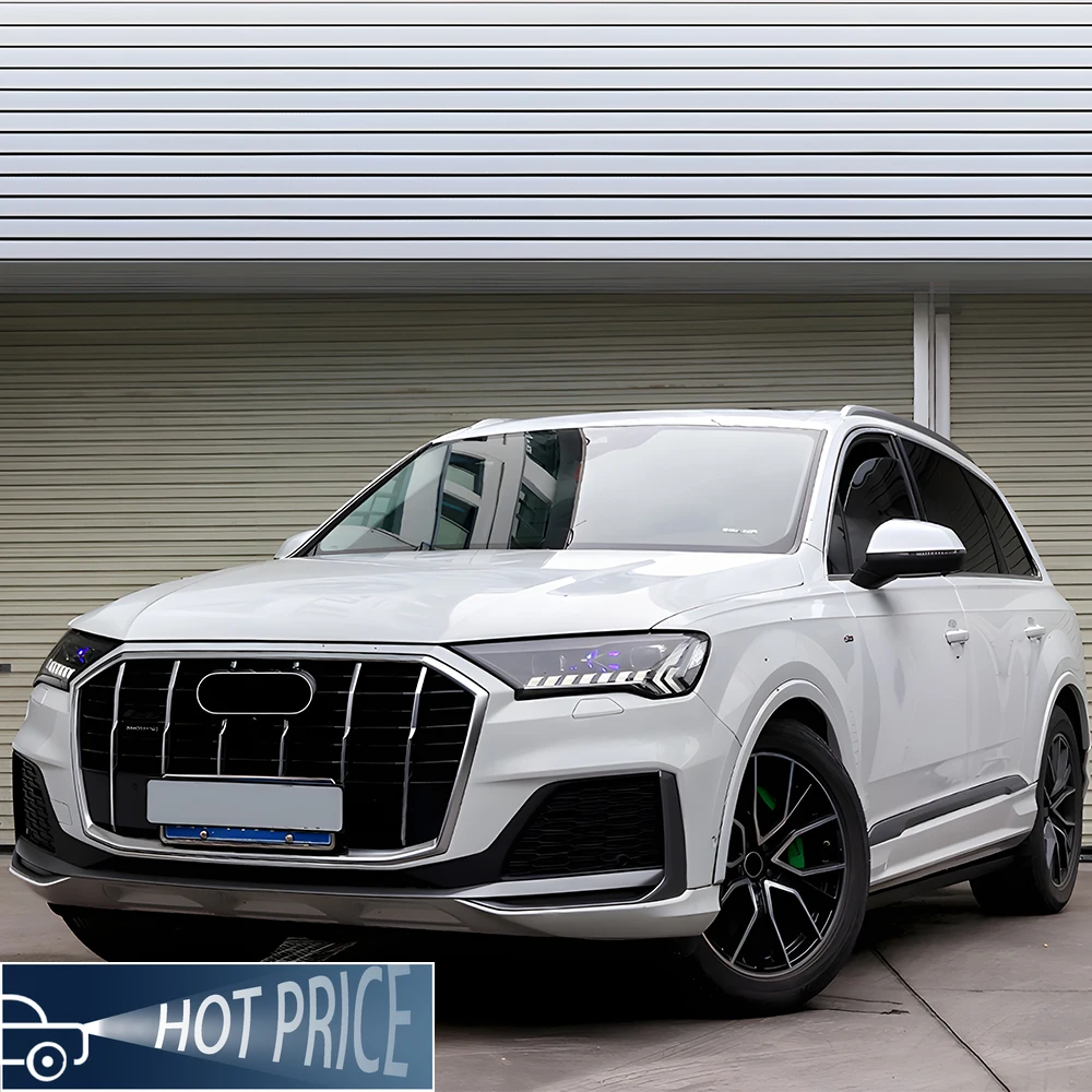 Auto Headlights Assembly For Audi Q7 2016-2022 Upgrade Startup Effect Laser Styles LED Projector Lens Car Tools Accessories