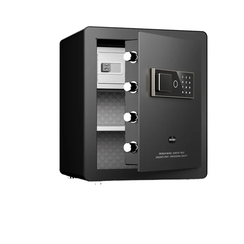

Household fingerprint password safe, anti-theft alarm, suitable for multi-venue safe deposit box storage cabinet