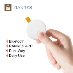 Ranres Smart Wireless Anti-lost Tracking Alarm Device Bluetooth5.0 Car Pet Key Kid Motorcycle Tracker Finder work with RanresAPP