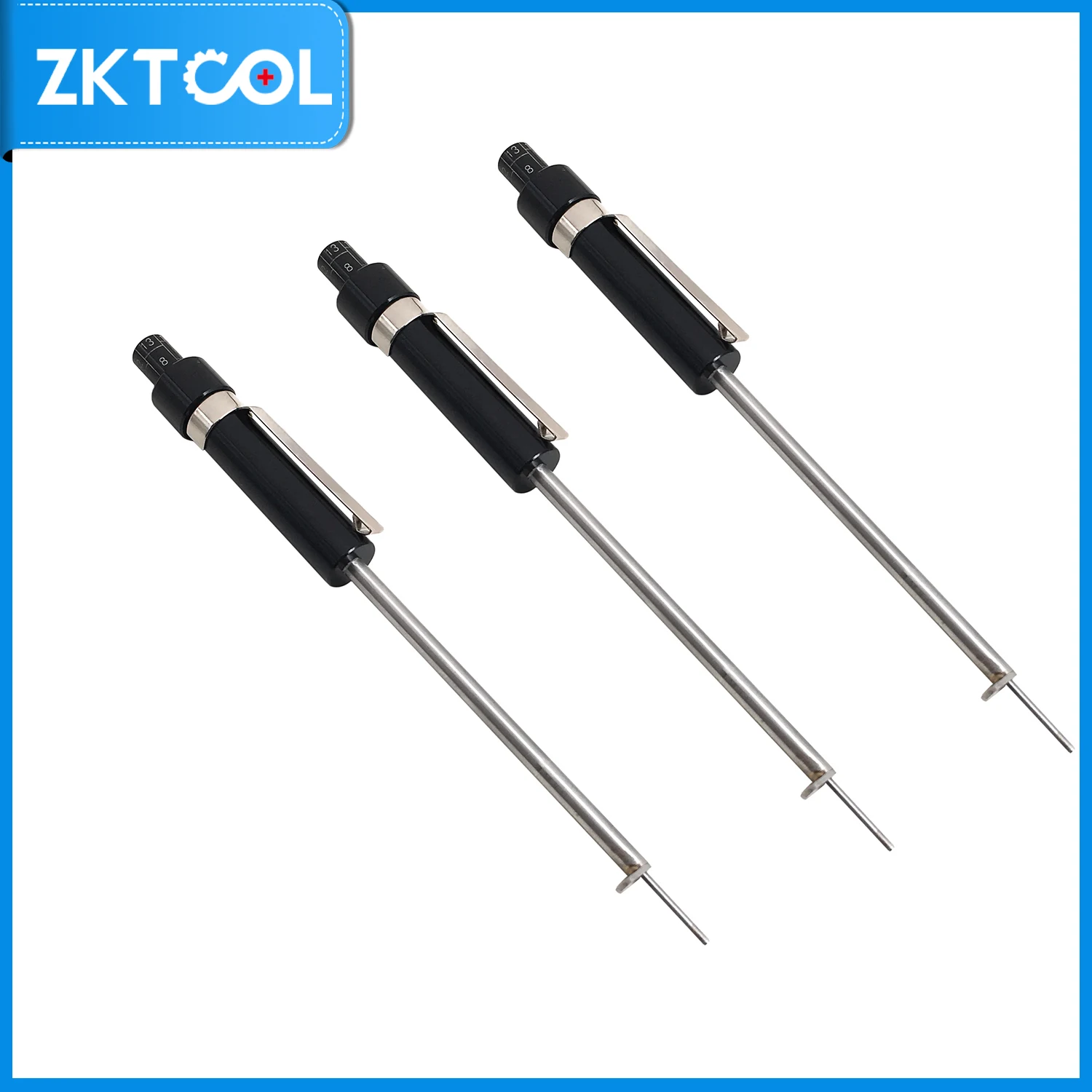 Automobile brake pad detection pen scale thickness ruler tire pattern depth thickness ruler detector free from dismantling tires