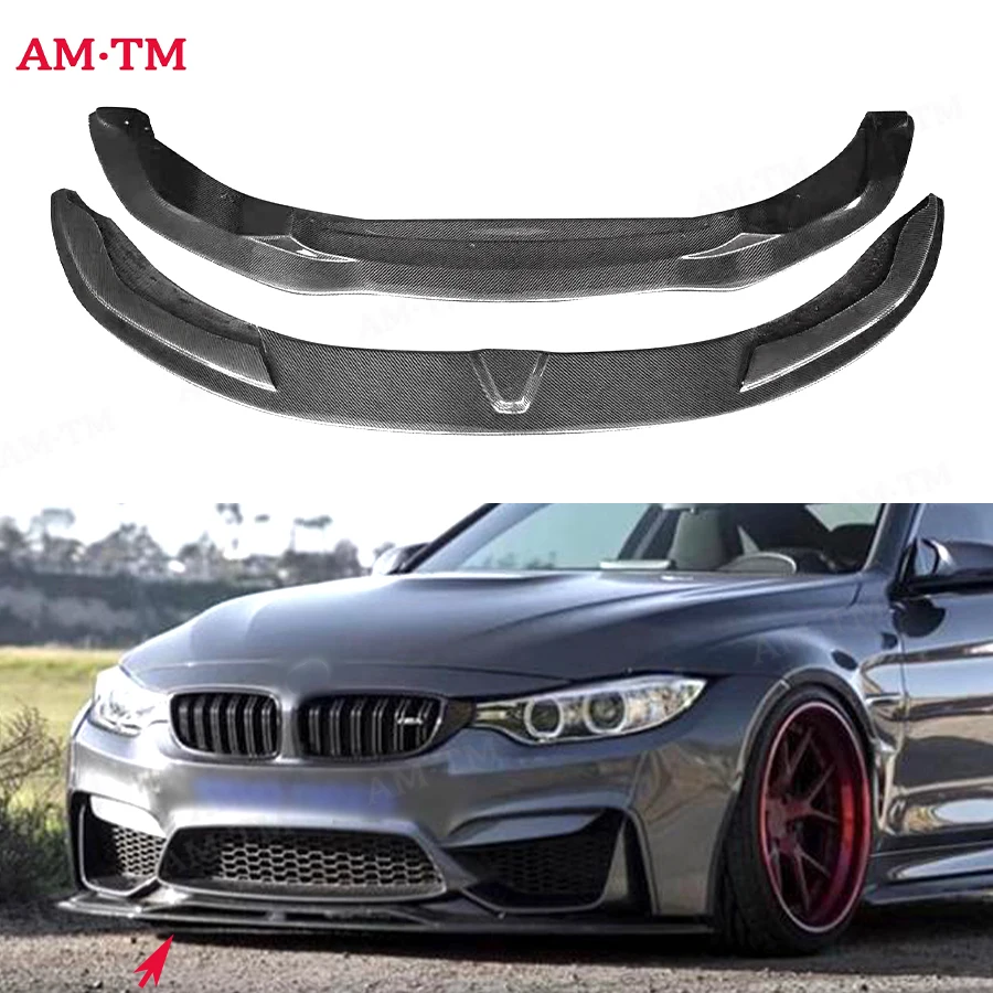 

Автомобильный передний бампер, сплиттер, передняя губа, спойлер на подбородке, диффузор, детали для BMW F80 M3 F82 F83 M4 2014-2018, автомобильные аксессуары