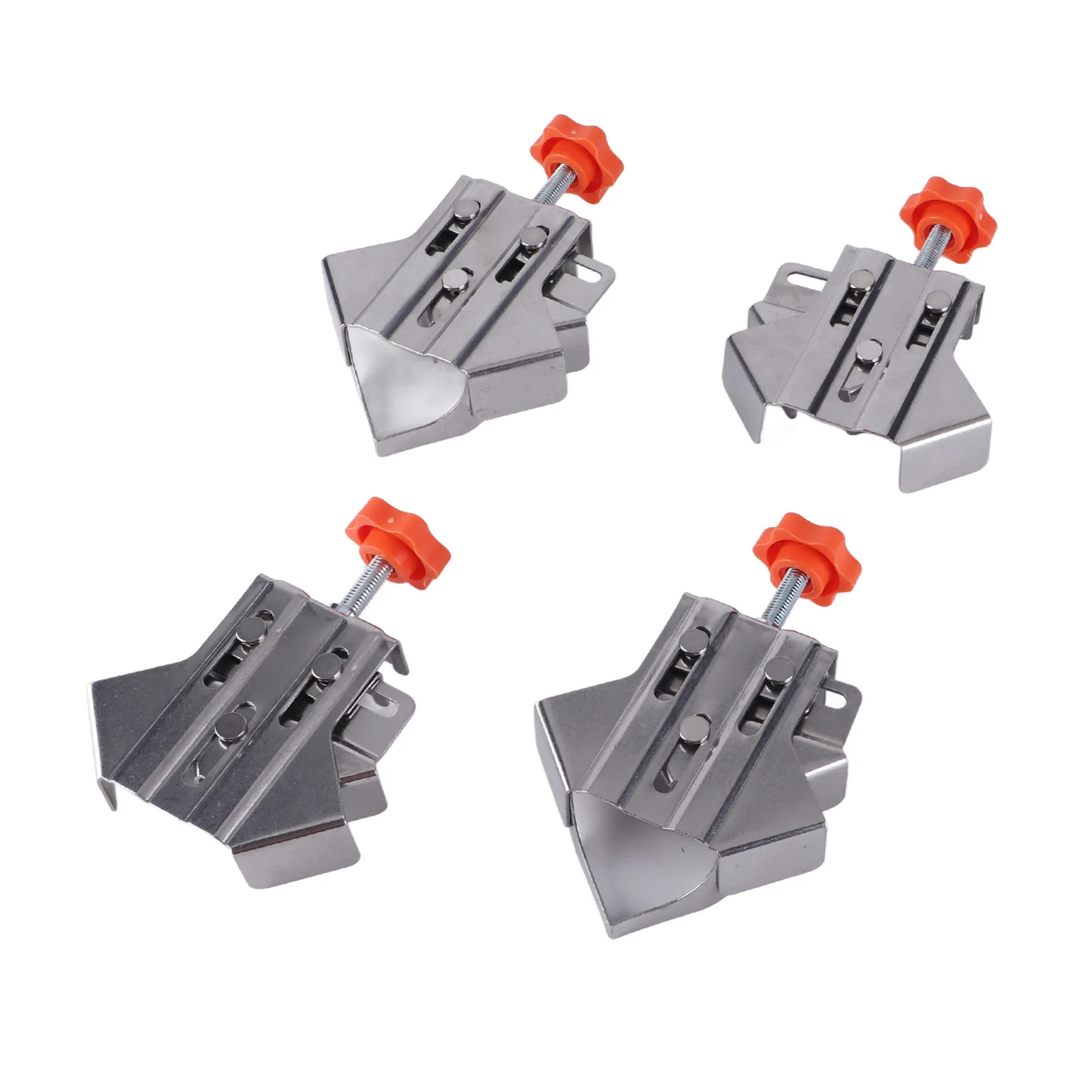 4Pcs Stainless Steel 90 Degree Right Angle Corner Clamp Closed Adjustable Opening for Precision Woodworking and Cabinet Making - view 6