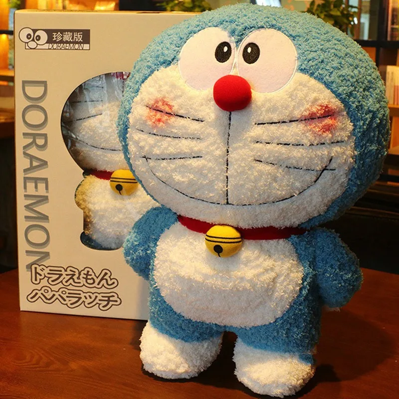 Animación Doraemon muñeco de peluche multi-azul gordo Doraemon juguete Jingle gato muñeca almohada muñeca regalo de Navidad