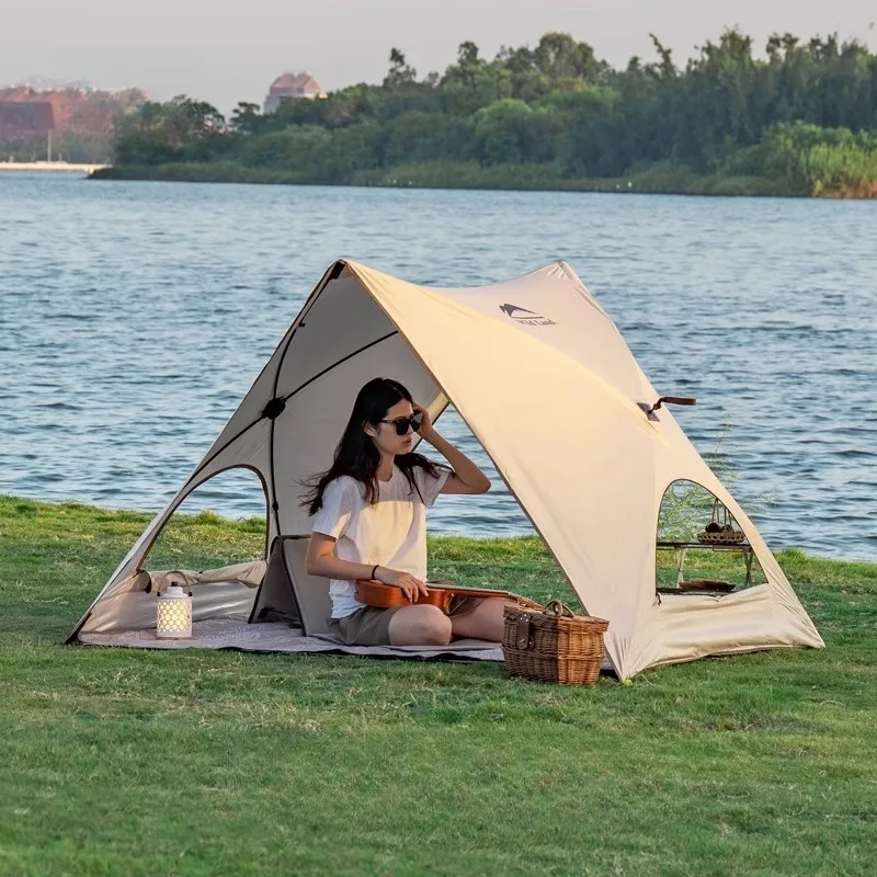 

Triangle Quick Automatic Opening Tent Portable Lightweight Park Picnic Sunshade Camping Tent Outdoor Beach Camping Equipment