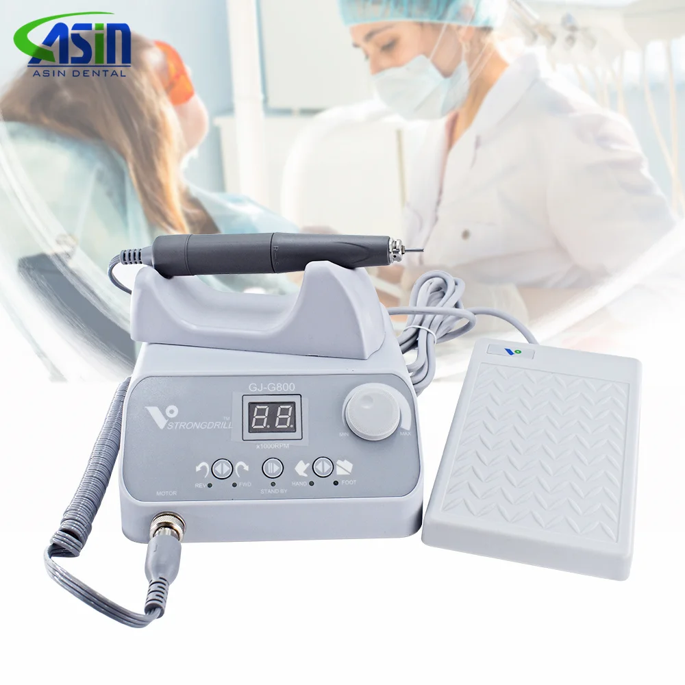 Dental 230W 50000 Rpm Brushless Polishing Machine G800 Drills Machine Nail Jewelry Dental Micromotor Handpieces