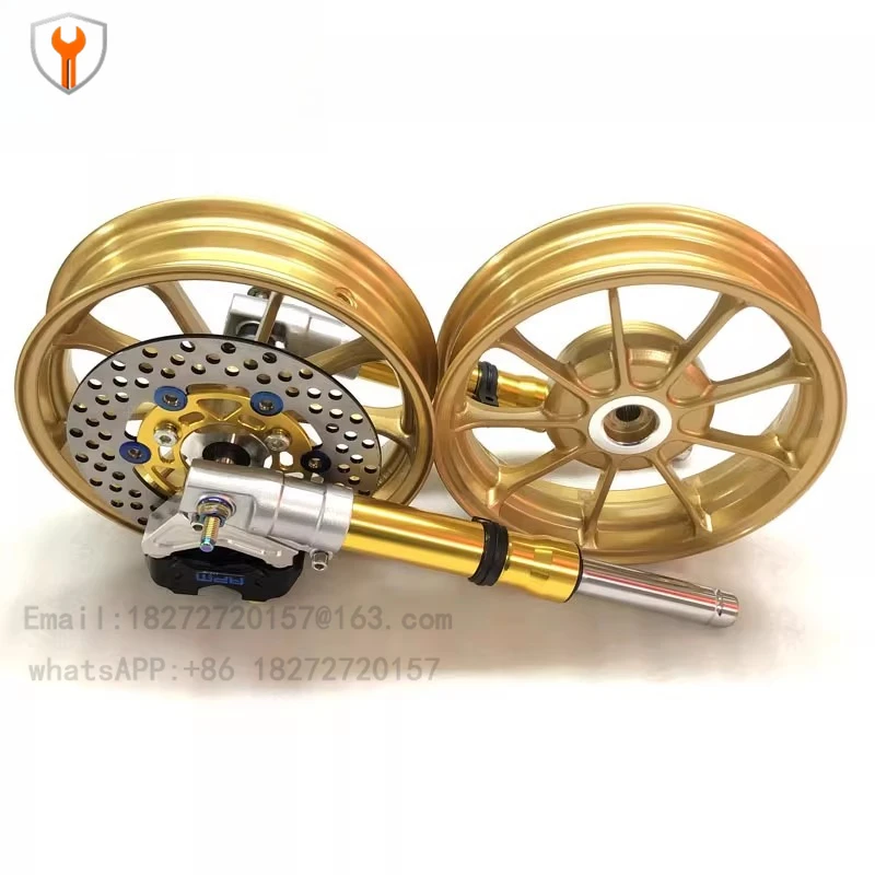 AF18/28/34/35/36 Wheel Rim Brake Disc Front Shock Absorber Center Axle Brake Pump Meter Tooth Link Code