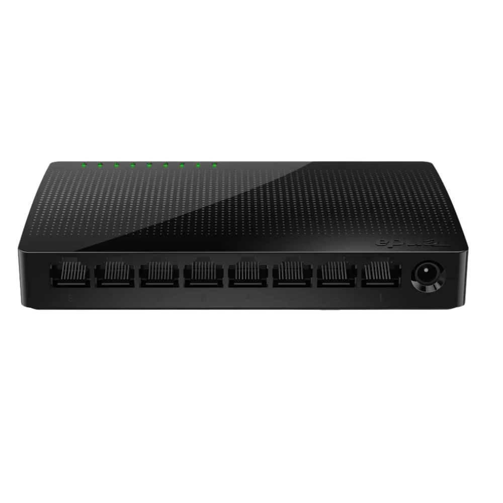 Przełącznik Gigabit Ethernet Tenda, 5/8 portów, 1000 Mbps, 10x szybki przełącznik, Hub RJ45, Przełącznik sieci Ethernet, Przełącznik Smart WiFi do biura/domu (SOHO), Przełącznik biurkowy. — zdjęcie produktu 7