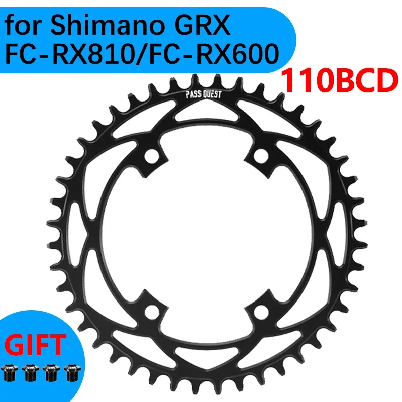 110 BCD Chainring for Shimano GRX FC-RX810 FC-RX600 Road Bike Chainwheel 36T 38T 40T 42T 44T 46T 48T 50T 52T Single Speed