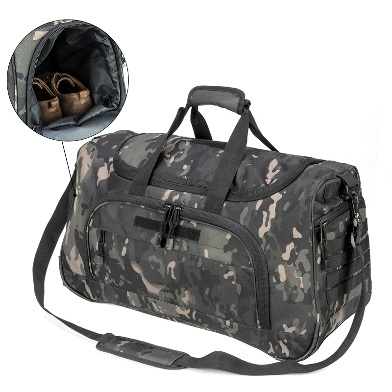 

35л 40л складная спортивная сумка водоотталкивающая устойчивая к разрыву тактическая военная ночная сумка дорожная сумка для кемпинга спортивные сумки