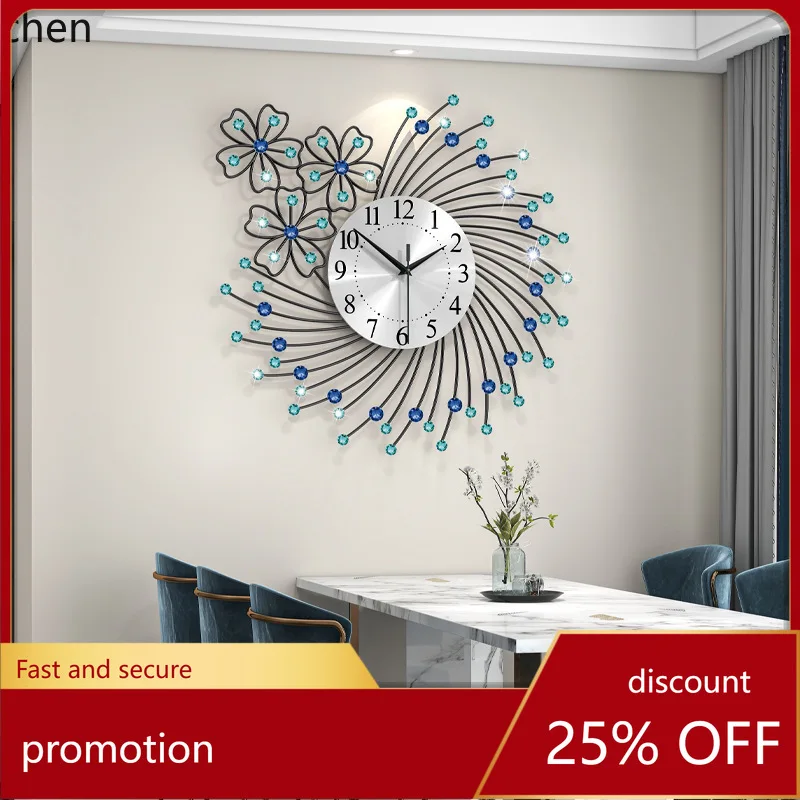 

ZML Creative Wall Clock for Home Living Room and Entryway Background Wall Decoration