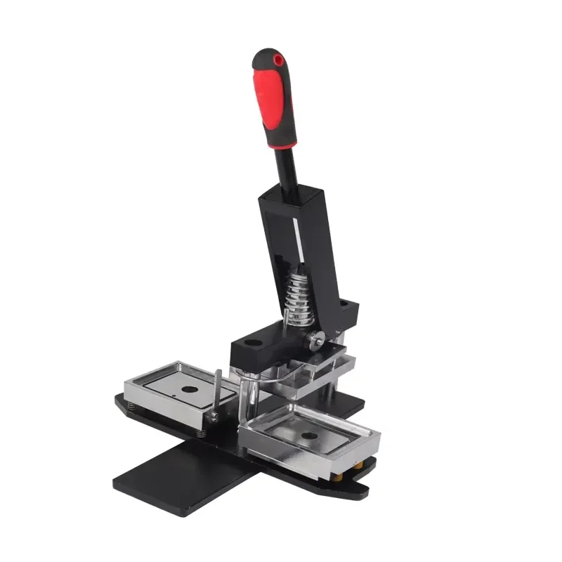 80x53mm DIY Fridge Magnet Button Badge Maker Machine Manual Press Tool with Motor Core Component for Craft Supplies New