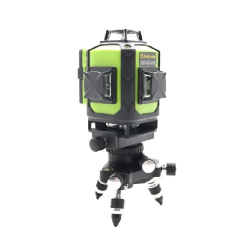 New Fukuda LD Green Ray 16 Line 4D Laser Level with Japan Sharp 515NM Beam 360 Vertical and Horizontal Self-leveling Cross