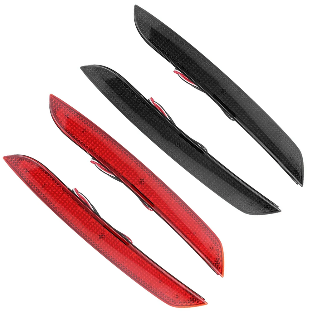 

2Pcs For BMW 528i 535i 550i F10 F11 F18 Sedan LED Rear Smoke Bumper Stop Brake Lights Led Lights For Vehicles Car Accessories